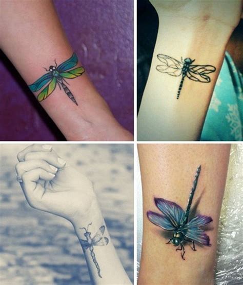 elegant dragonfly tattoos|dragonfly tattoos on wrist.